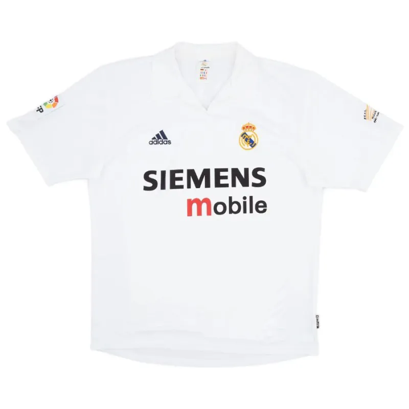 Zidane  Real Madrid Retro Trikot 2001/02 Heimspiel - Weiß