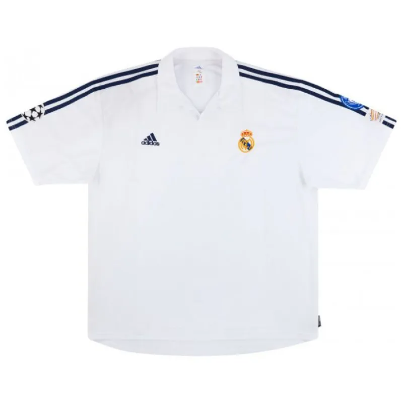 Zidane  Real Madrid Retro Trikot 2001/02 Heimspiel - Weiß