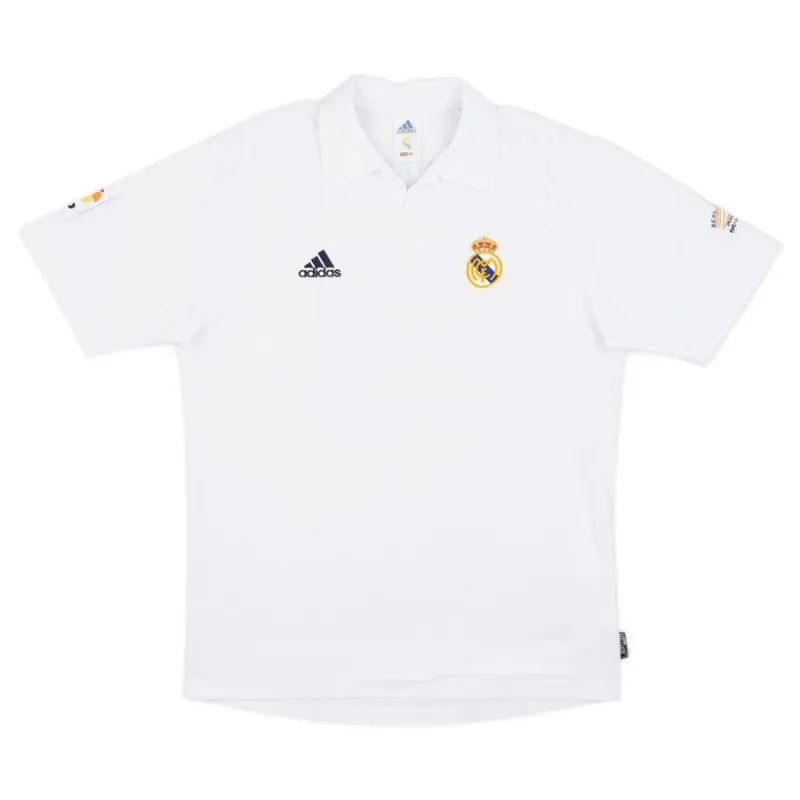Zidane Real Madrid Retro Jersey 2002/03 Home - White