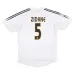 Maglia retro di Zidane  per il Real Madrid, casa 2004/05 - Bianca