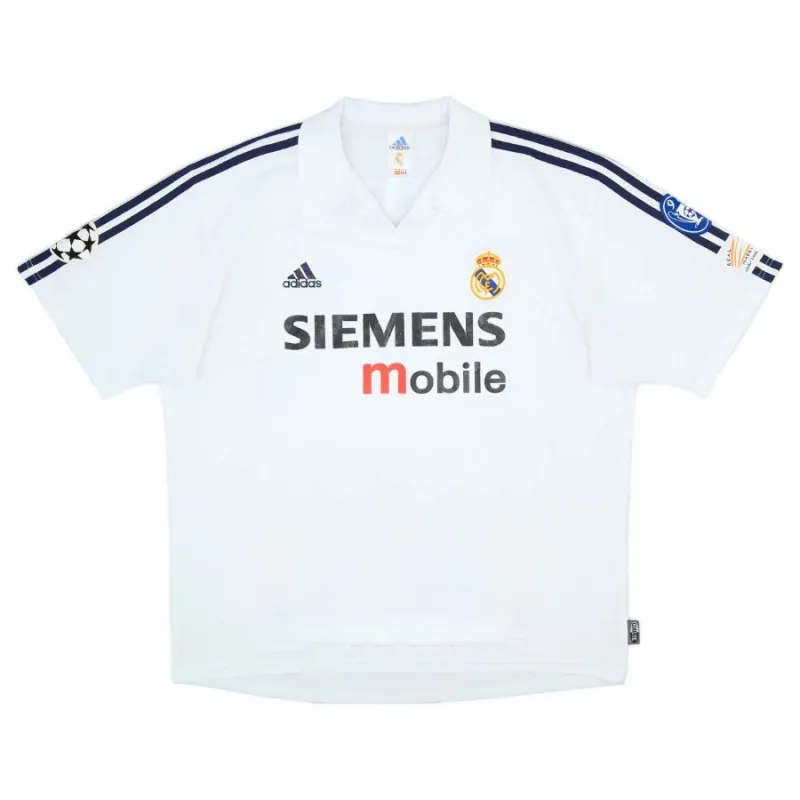 Ronaldo Real Madrid Retro Trikot 2002/03 Heimspiel - Weiß