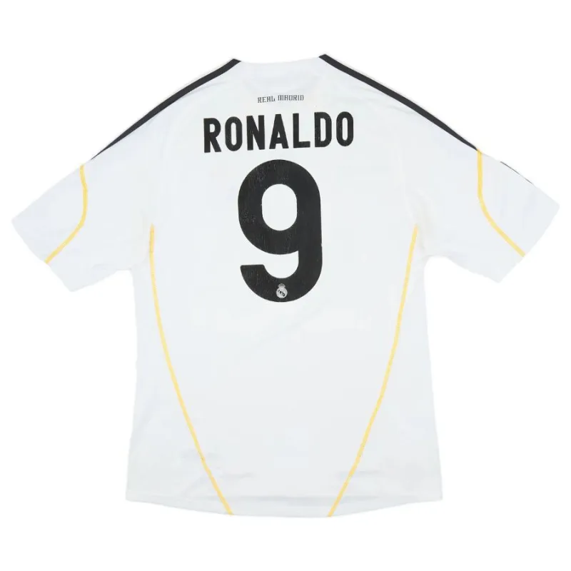 Ronaldo Real Madrid Retro Trikot 2008/09 Heimspiel - Weiß