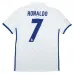 Maillot rétro de Cristiano  Ronaldo pour le Real Madrid, domicile 2016/17 - Blanc