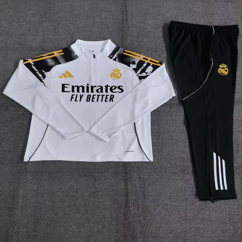 Real Madrid 2025/26 Conjunto Deportivo Infantil amarillo
