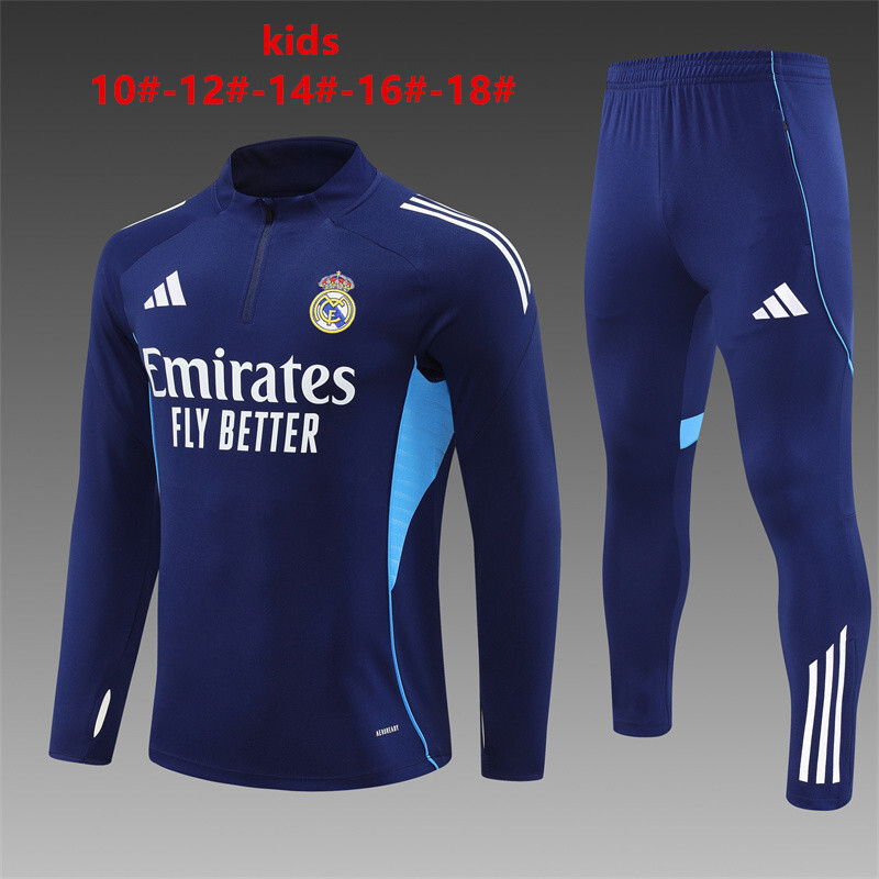 Real Madrid 2025/26 Conjunto Deportivo Infantil azul