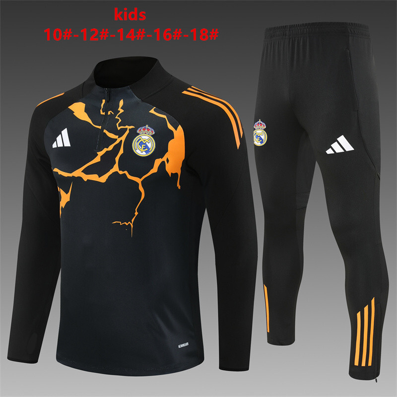 Real Madrid 2025/26 Conjunto Deportivo Infantil negro