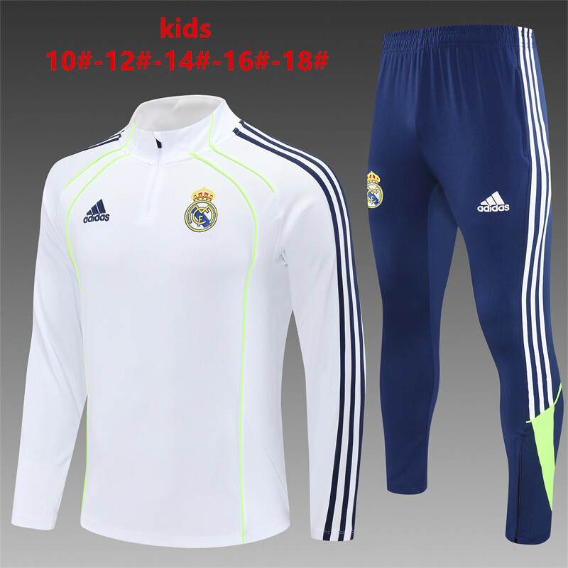 Real Madrid 2025/26 Kids Sports Set white