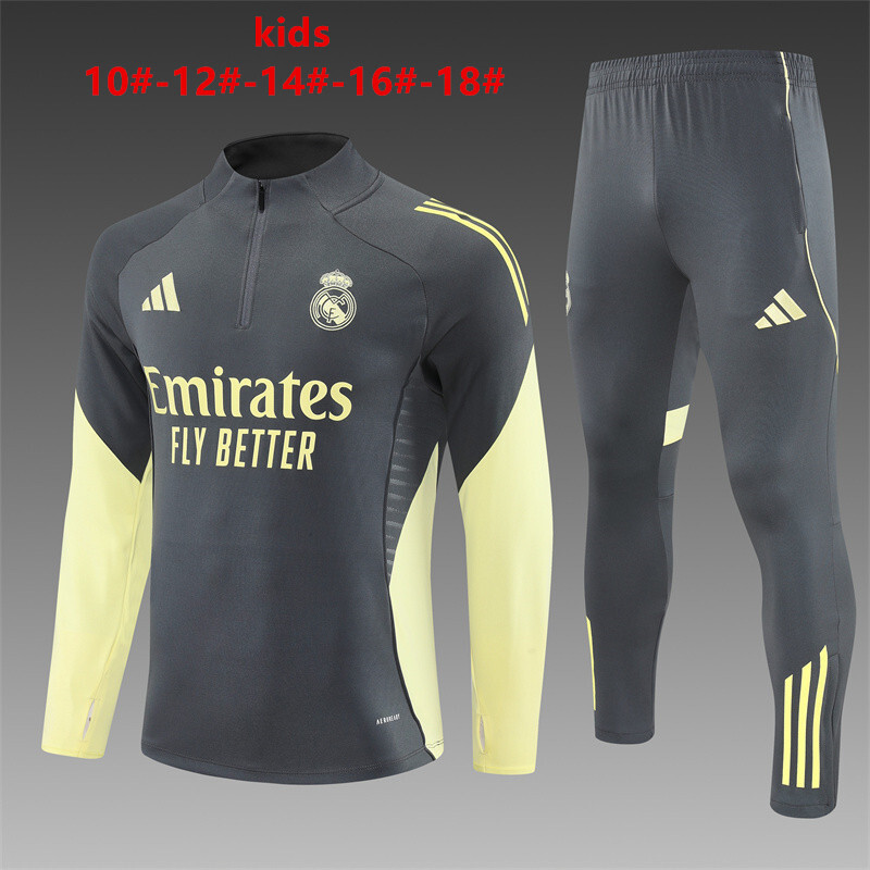 Real Madrid 2025/26 Kids Sports Set grey