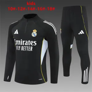 Real Madrid 2025/26 Kids Sports Set black