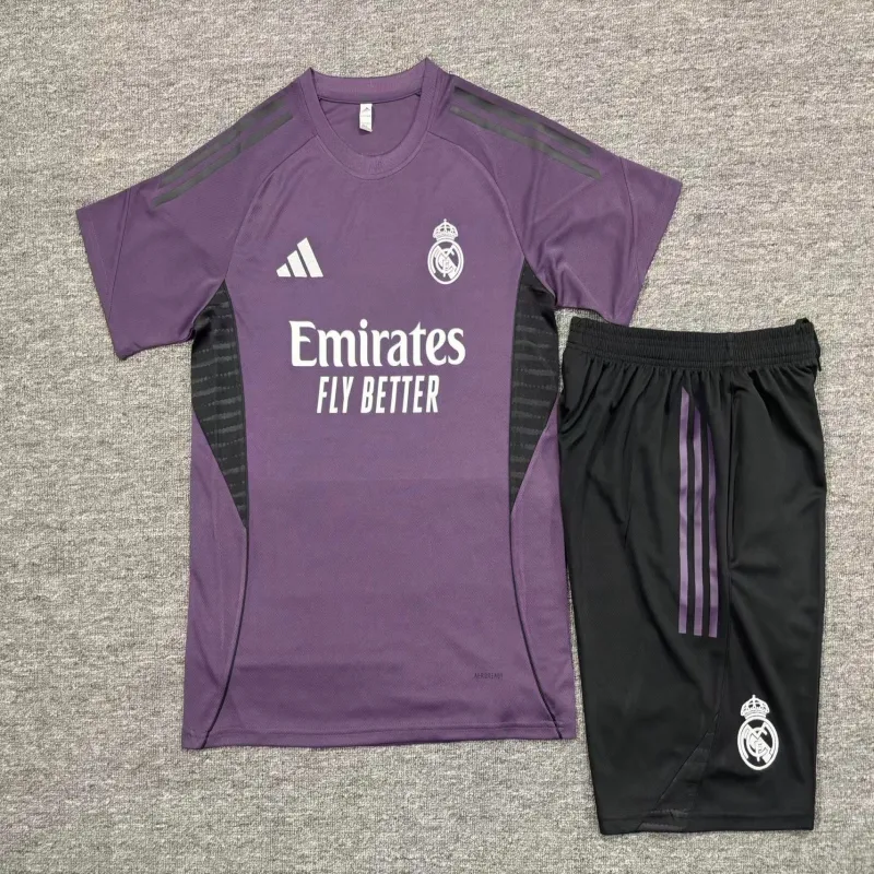 Real Madrid 2025/26 Conjunto de Entrenamiento Infantil morado