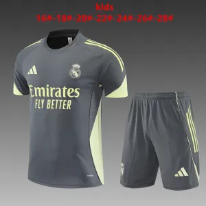 Real Madrid 2025/26 Kids Training Set grey