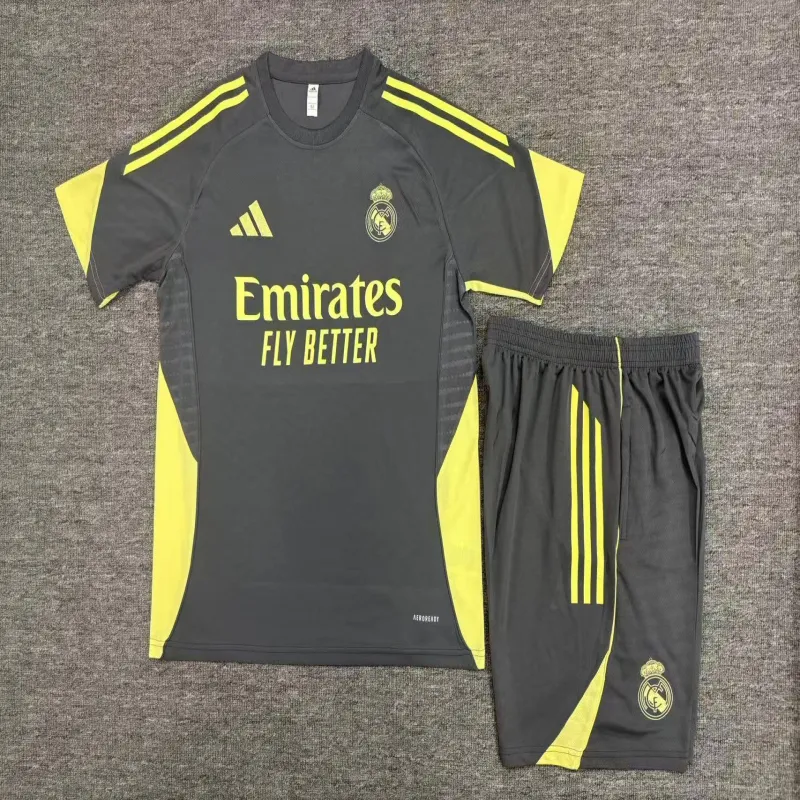 Real Madrid 2025/26 Conjunto de Entrenamiento Infantil gris