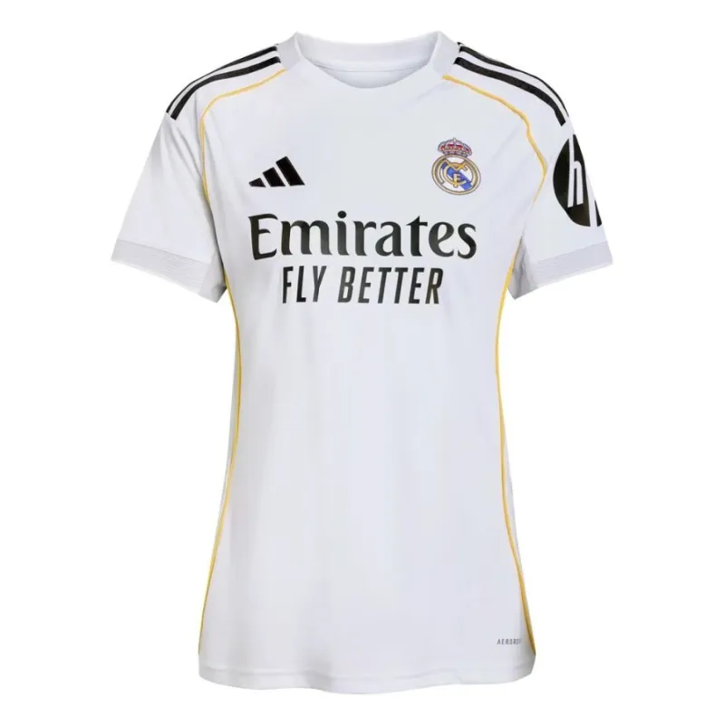 Camiseta femenina de casa de Real Madrid 2025/26 - Blanca