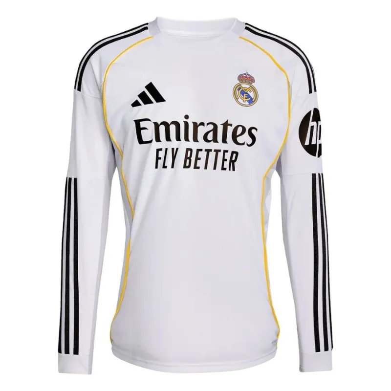 Camiseta Real Madrid Local Manga Larga 2025/26