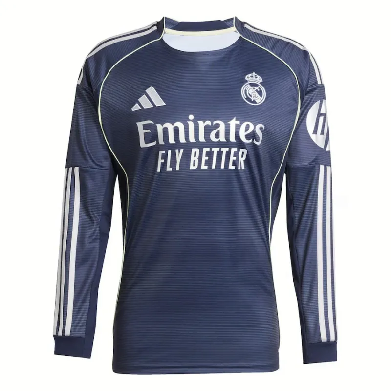 Real Madrid Auswärtstrikot Langarm 2025/26