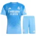 Real Madrid CF 2025/26 Heim Kinder-Torwart-Trikot + Shorts - Blau