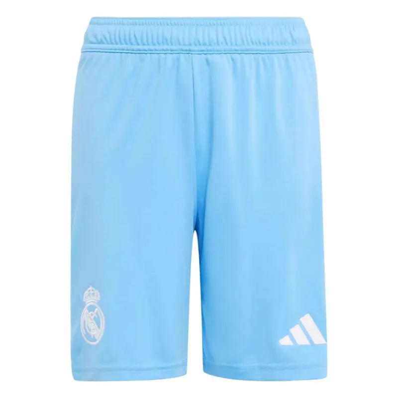 Real Madrid CF 2025/26 Heim Kinder-Torwart-Trikot + Shorts - Blau