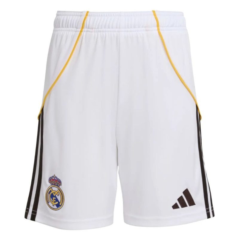 Real Madrid CF 2025/26 Home Pants - White