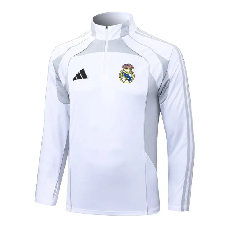 Real Madrid 2025/26 Tracksuit - White