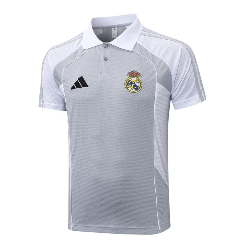 Real Madrid 2025/26 Sports Polo - Grey