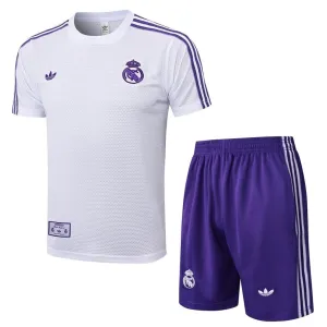 Real Madrid 2025/26 Training Jersey + Shorts - White/Purple