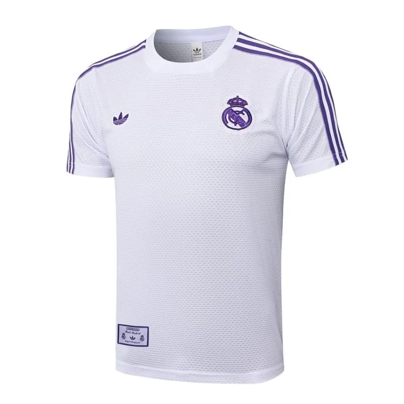 Real Madrid 2025/26 Training Jersey + Shorts - White/Purple