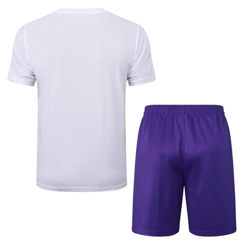 Real Madrid 2025/26 Training Jersey + Shorts - White/Purple