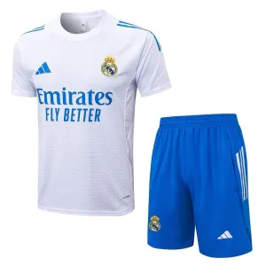 Real Madrid 2025/26 Training Jersey + Shorts - White/Blue