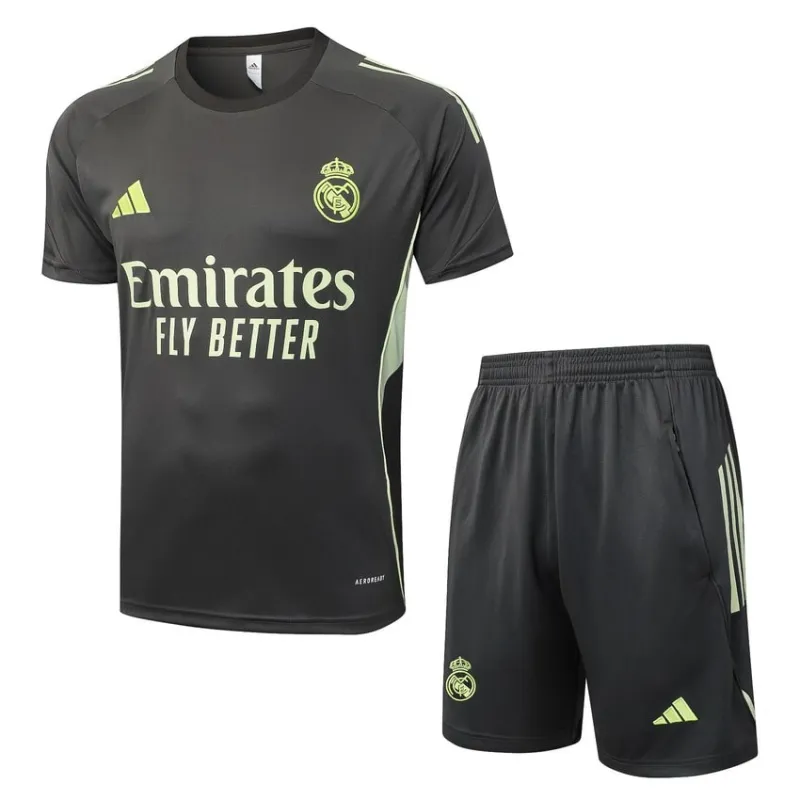 Camiseta + Pantalón de Entrenamiento Real Madrid 2025/26 - Negro