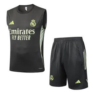 Real Madrid 2025/26 Shorts & Vest Set - Black