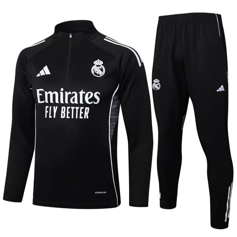 Survêtement Real Madrid 2025/26 - Noir