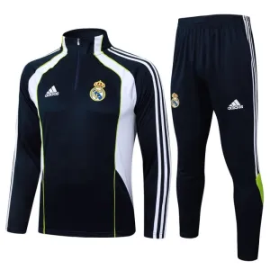Real Madrid 2025/26 Tracksuit - Black/White