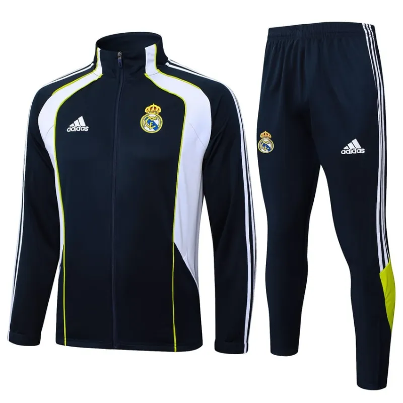 Real Madrid 2025/26 Sports Jacket - Black/White