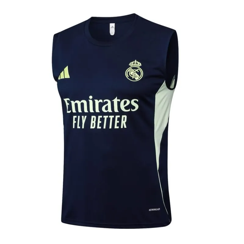 Real Madrid 2025/26 Shorts & Vest Set - Dark Blue