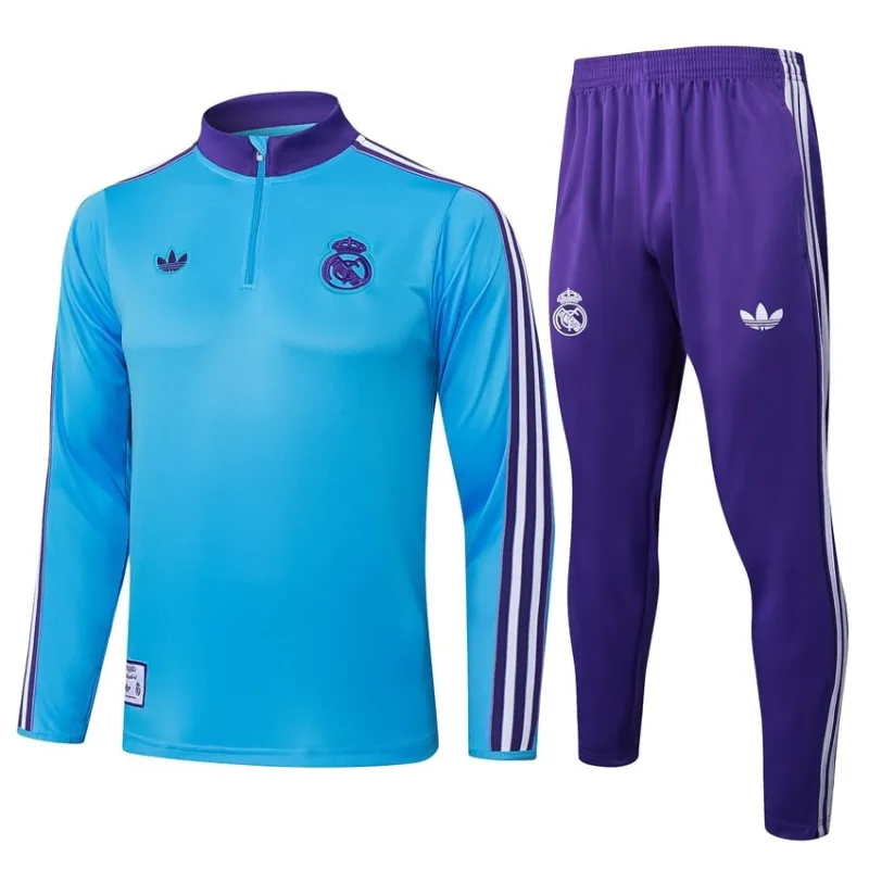 Real Madrid 2025/26 Tracksuit - Blue