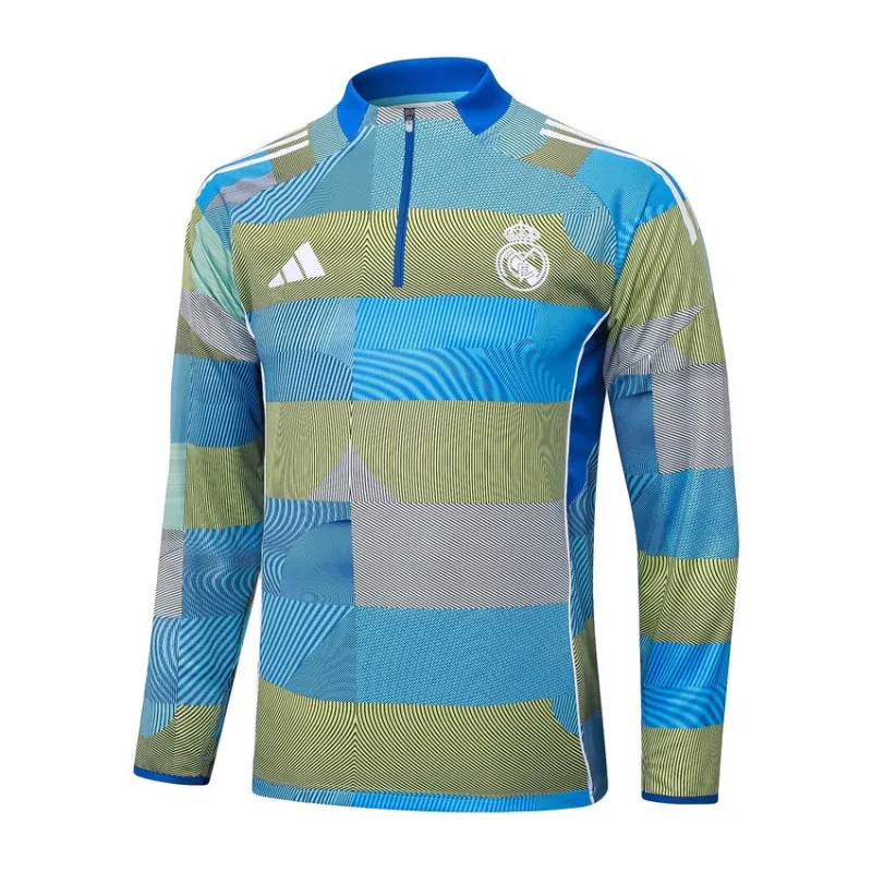 Real Madrid 2025/26 Tracksuit - Blue/Green