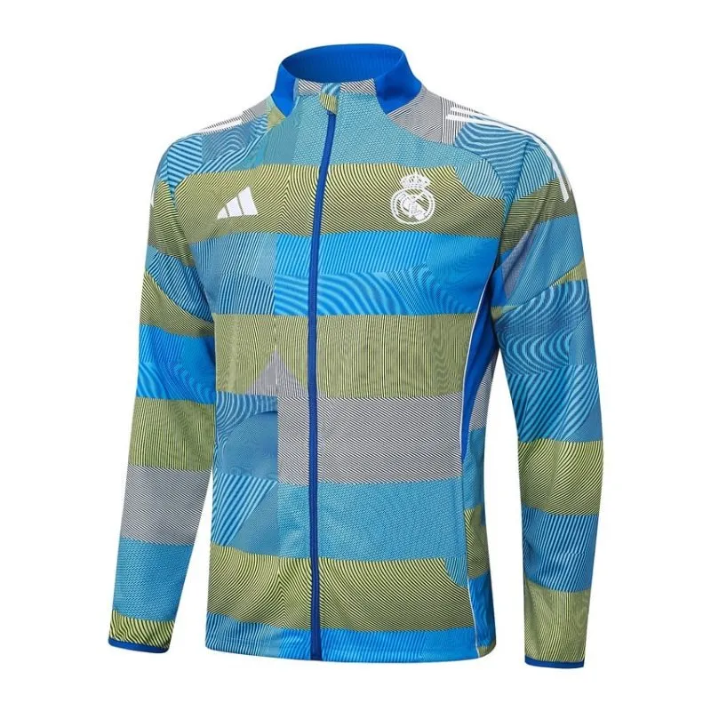 Real Madrid 2025/26 Sports Jacket - Blue/Green