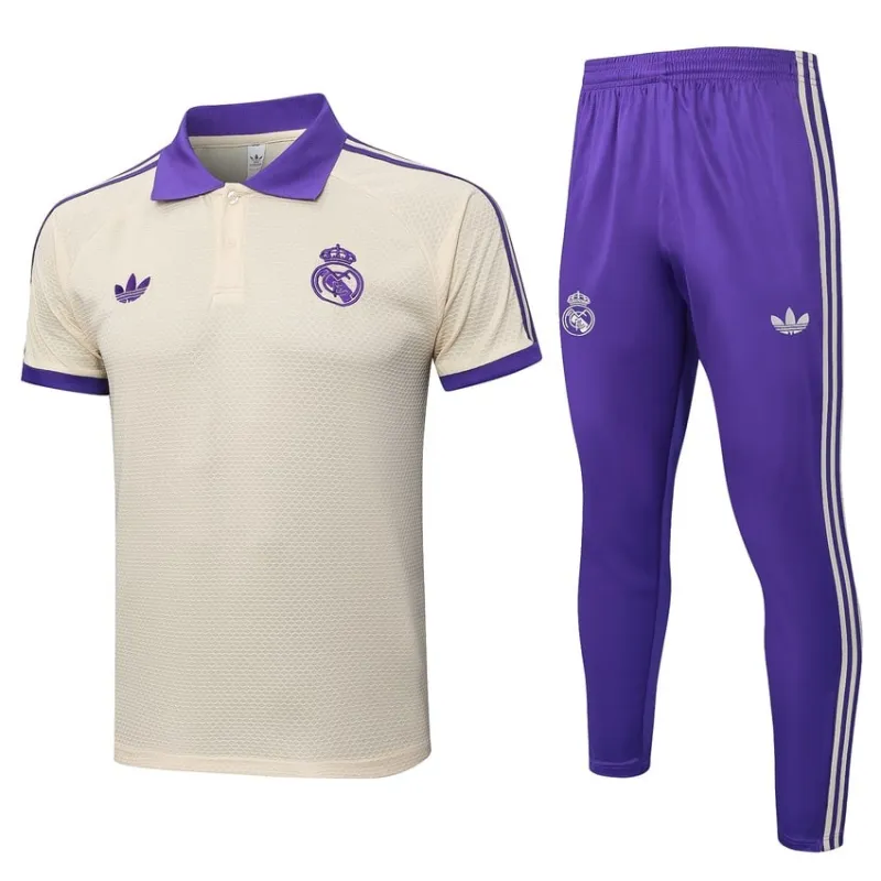 Polo Deportivo Real Madrid 2025/26 - Beige