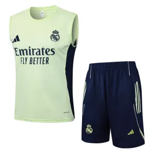 Real Madrid 2025/26 Shorts & Vest Set - Light Green