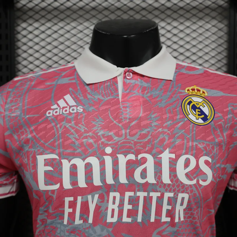 Real Madrid Spieler-Trikot Drachen-Edition 2025/26 - Pink