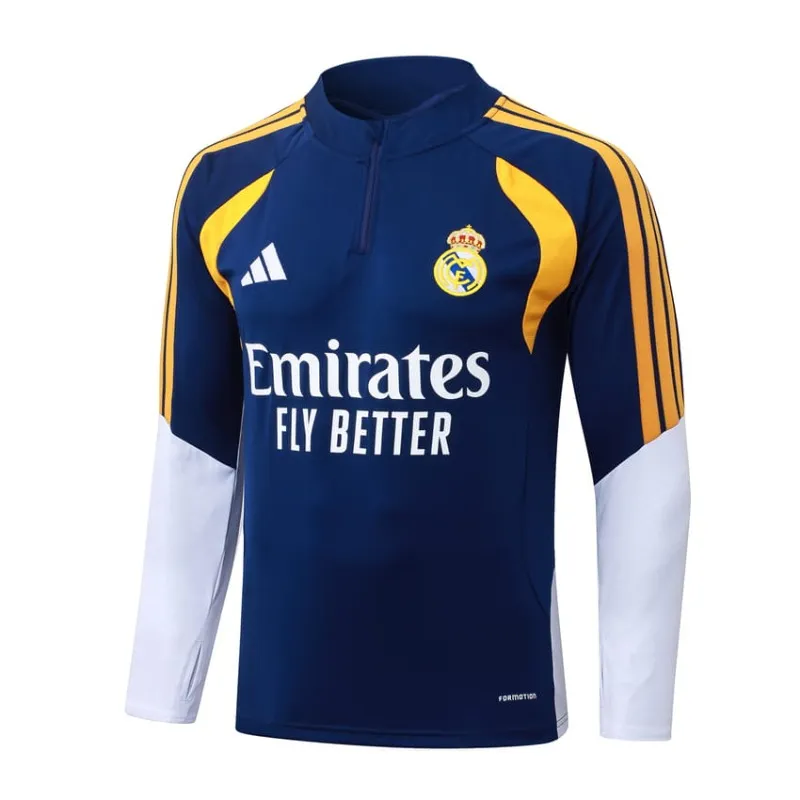 Real Madrid 2026/27 Tracksuit Dark Blue