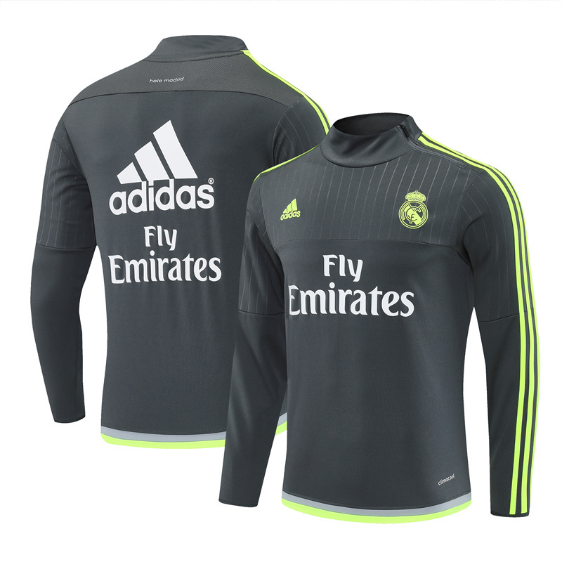 Real Madrid 2015/16 Vintage Sportbekleidung Grau