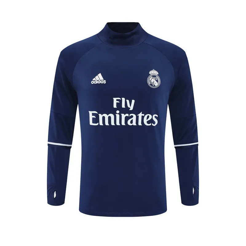 Real Madrid 2016/17 Vintage Sportbekleidung Blau