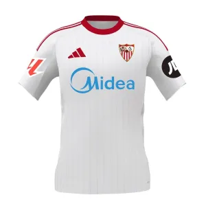 Maglia casa bambini del Siviglia 2025/26 - Bianco