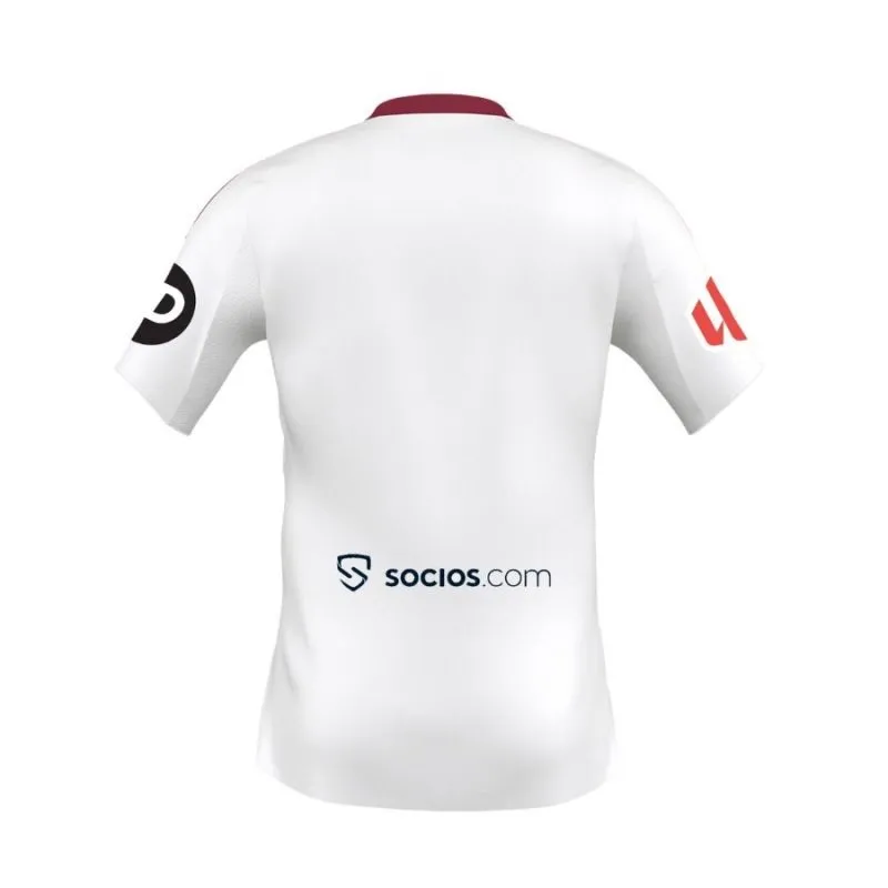 Sevilla 2025/26 Kids' Home Jersey - White
