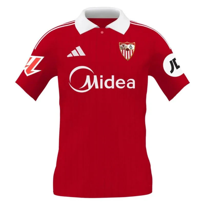 Sevilla 2025/26 Away Kids Jersey - Red