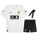 Valencia 2025/26 Home Kids' Jersey Set - White