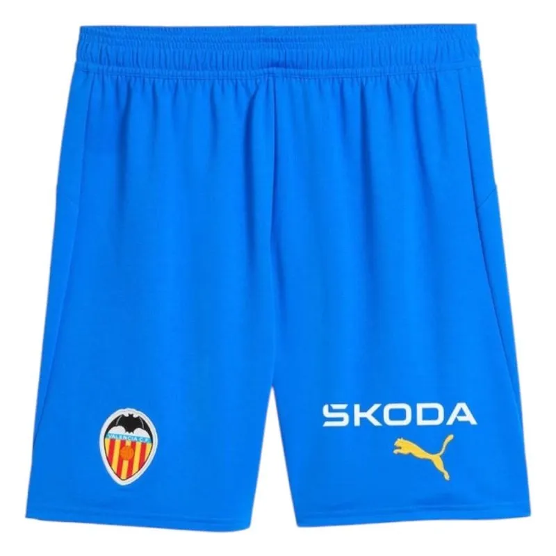 Valencia 2025/26 Third Kids' Kit Jersey - Yellow/Blue/Red