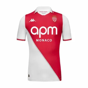 Maglia della versione per giocatori di casa di AS Monaco 2024/25 - Bianca