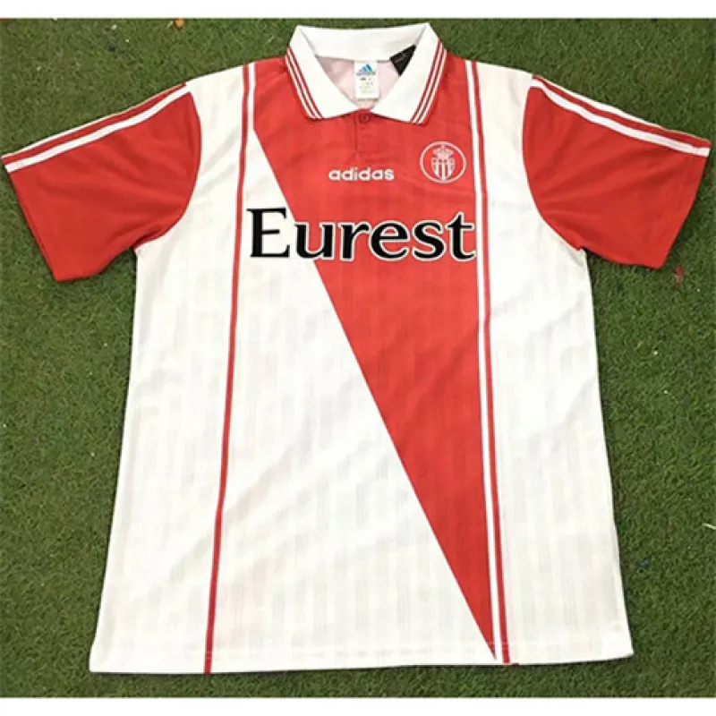 AS Monaco retro jersey 1996/97 home - White/Red